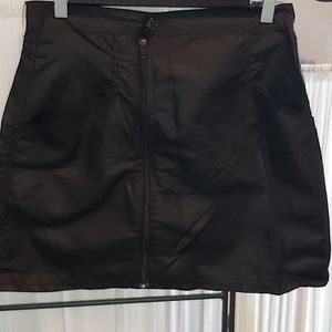 FREE black mini skirt